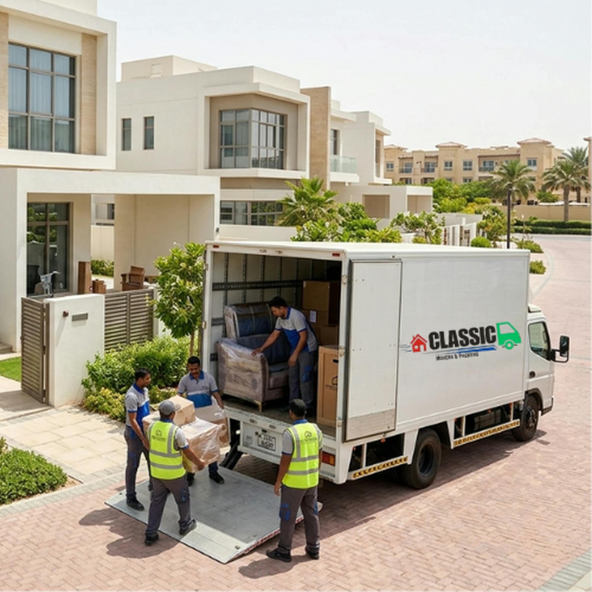 Professional movers and packers in Bur Dubai handling home relocation services